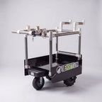 e-KRT electric beach cart with Grey PVC tubing