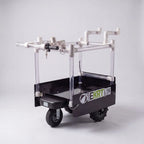 e-KRT electric beach cart with Clear PVC tubing
